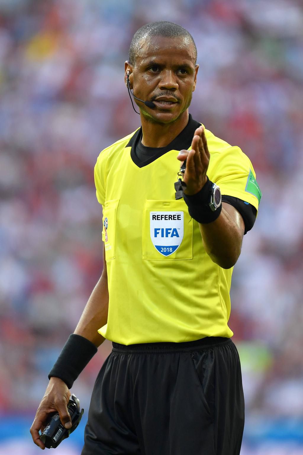 Zambian referee Jerry Sikazwe