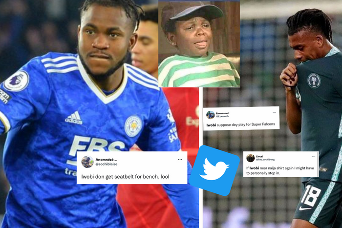 Nigerians troll Everton star Alex Iwobi on social media after Ademola Lookman's Super Eagles announcement