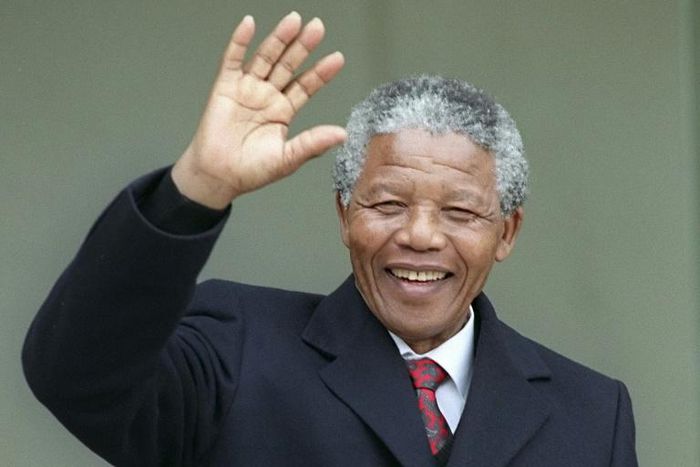 Nelson Mandela, photographed in 1990, after his release earlier that year set South Africa on course to end apartheid. He was elected president in 1994.