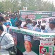 56 support groups hold 1-million-man match for Obi in Nasarawa.