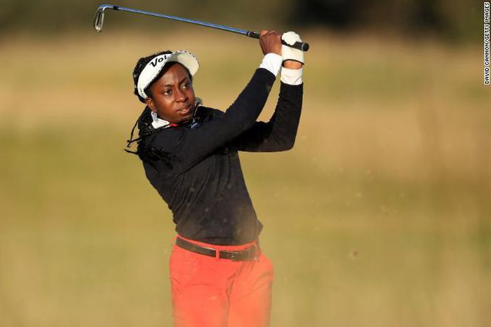 Georgia Oboh at the second round of the Aberdeen Standard Investments Scottish Open