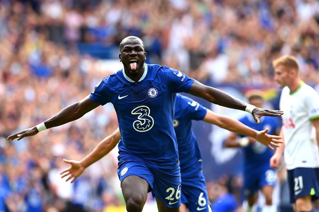 Koulibaly scored the opener on his home debut for Chelsea at Stamford Bridge as the Blues drew 2-2 with Spurs