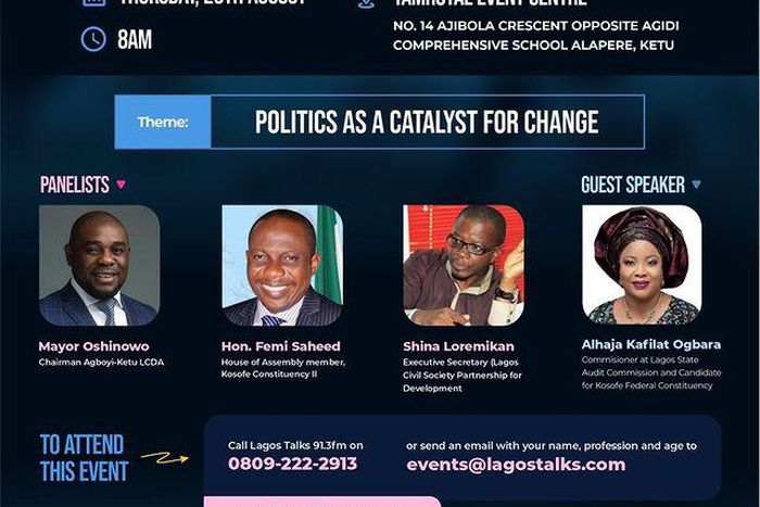 Lagos Talks 91.3FM organises town hall meetings