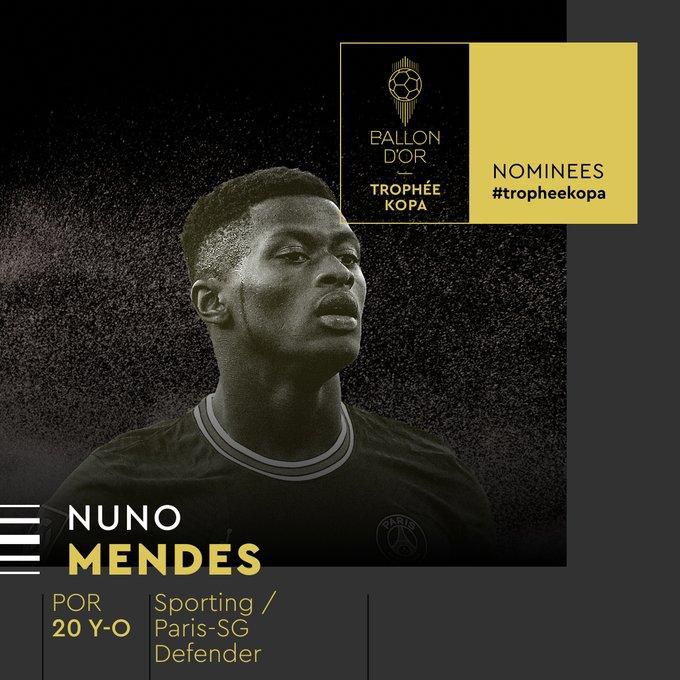 Nuno Mendes nominee