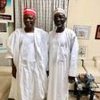 Sanata Rabiu Musa Kwankwaso tare da Malam Ibrahim Shekarau