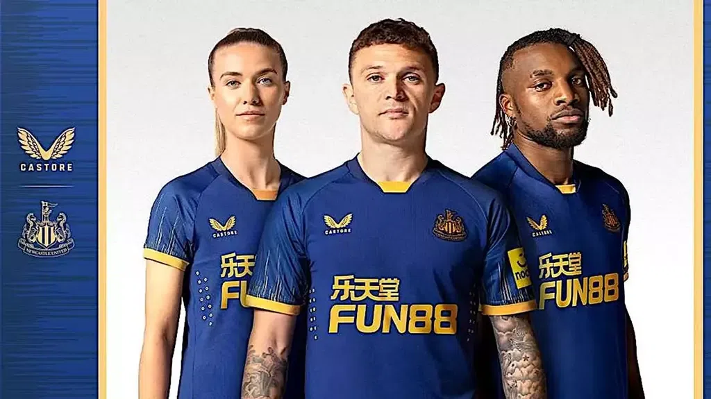 Newcastle blue away kit 2022/23