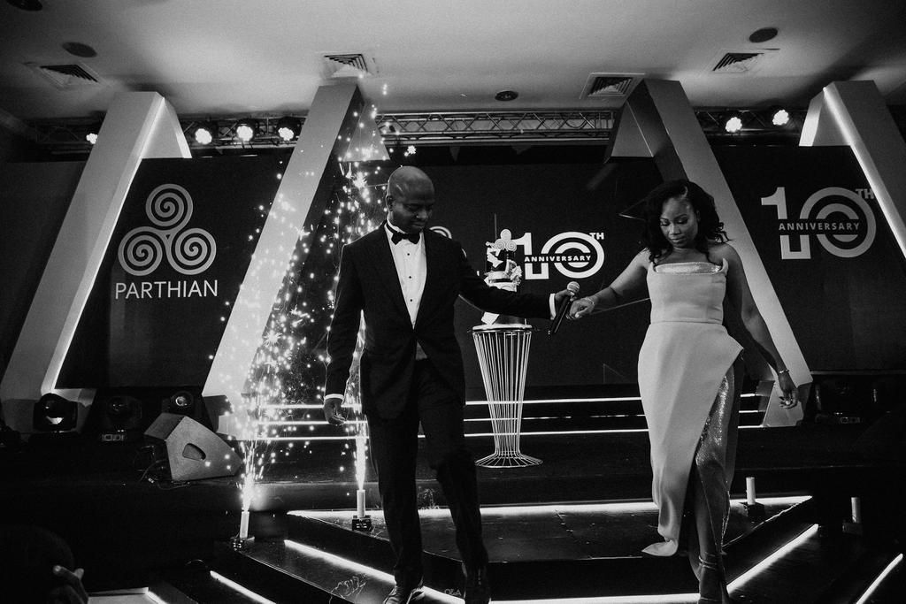 L-R: Mr Oluseye Olusoga, Group Managing Director, Parthian Partners and his wife Mrs Tobi Olusoga