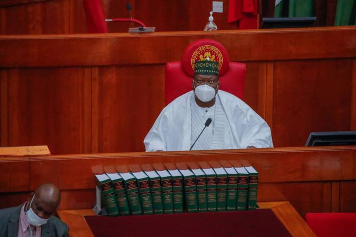 President of the Senate, Ahmad lawan. [Twitter/@DrAhmadLawan]