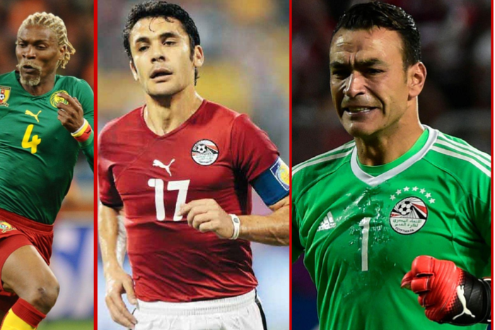 Most capped African players