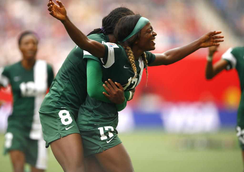 Fransica Ordega scored a late equalizer for the Super Falcons of Nigeria against Sweden