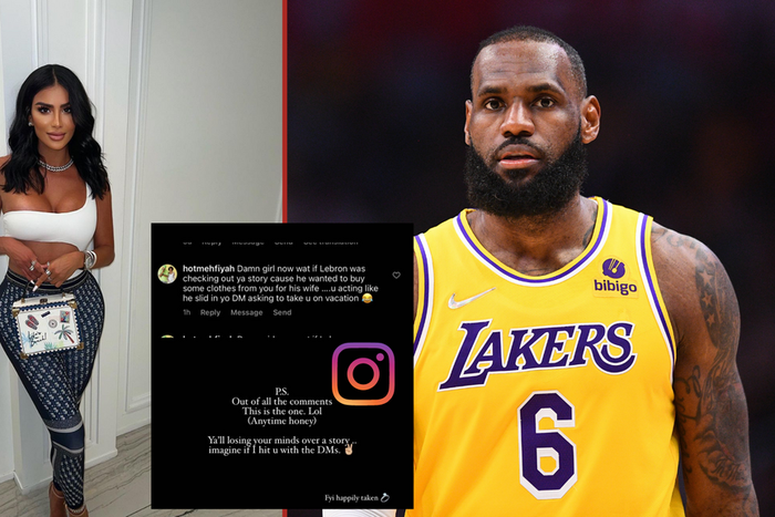 A US Instagram model has threatened to expose LeBron James on Instagram