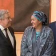 UN Secretary-General Antonio Guterres (left)  and Deputy Secretary-General, Amina Mohammed (right) [Prime Business Africa]
