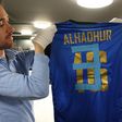 Chaker Alhadhur's jersey has been added to the FIFA Museum