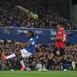 Alex Iwobi's rocket from outside the box opened the scoring for Everton against Man United in the Premier League