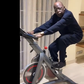 inubu rides spinning bike to prove fitness.