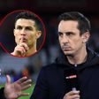 Jamie Carragher and Gary Neville exchange words over Ronaldo's transfer request