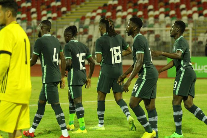 Watch Super Eagles of Nigeria struggle to 2-2 draw against home-based Algeria side