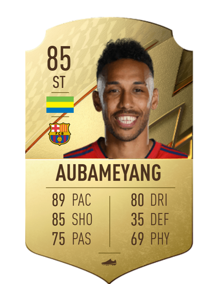 Aubameyang FIFA 22 OPR
