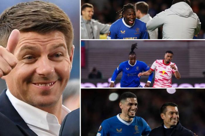 Steven Gerrard-Calvin Bassey-Joe Aribo-Leon Balogun-Giovanni van Bronckhorst