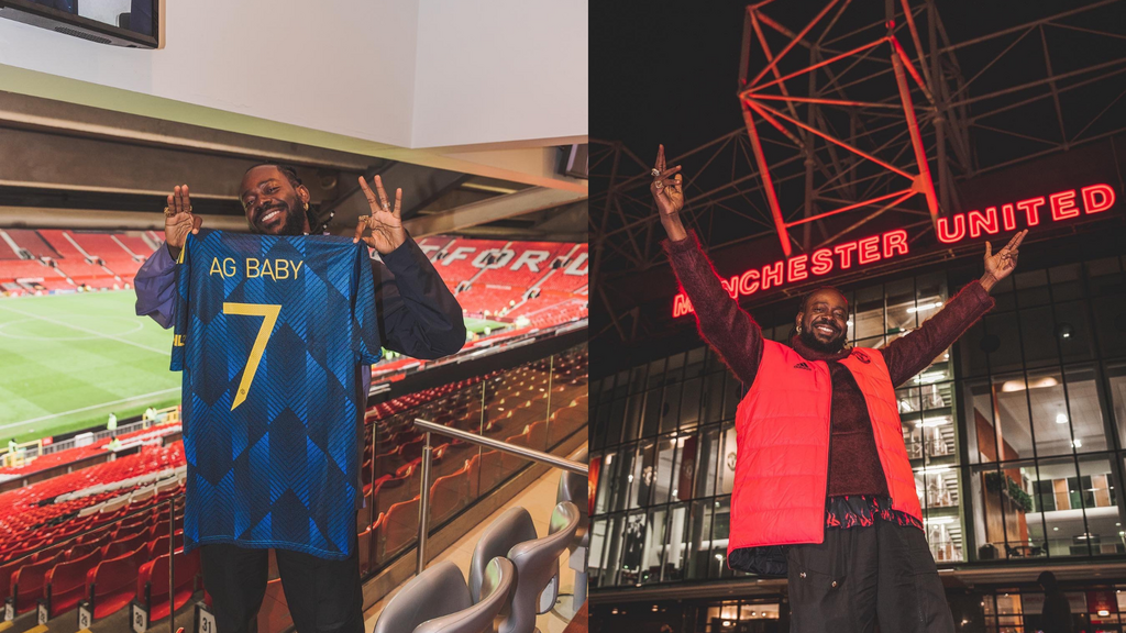 Nigerian singer, songwriter Adekunle Gold is arguably, the biggest celebrity fan of the Red devils in Nigeria