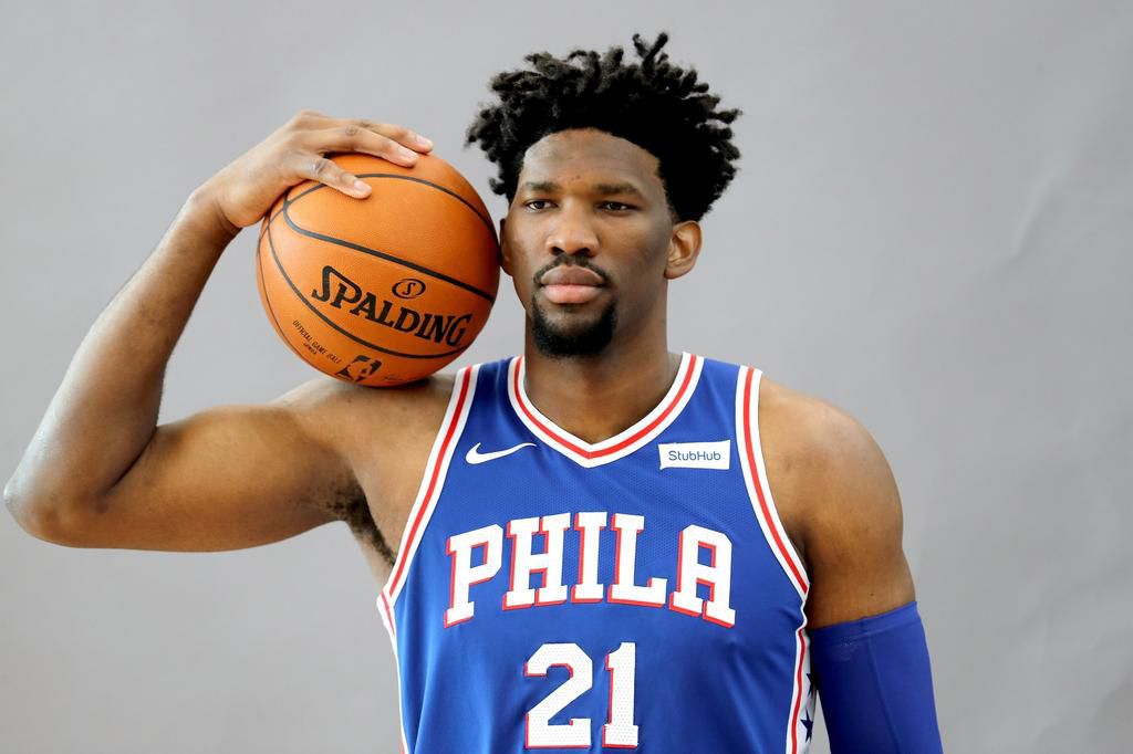 Joel Embiid - a Cameroonian professional basketball player for the Philadelphia 76ers (newsweek)