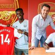 Eddie Nketiah gets iconic Arsenal number 14 jersey