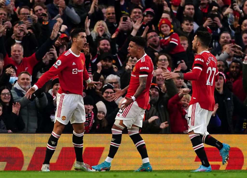 Cristiano Ronaldo scored his first hat-trick for Man United since returning in 2021