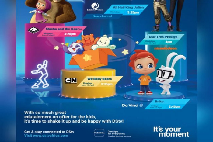 The kids will love it on DStv & GOtv this weekend!