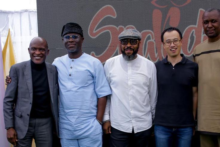 Yinka Adebayo, Executive Director, Media Reach; Lai Labode, CEO of Cash L_R: Token; Yaw, Alex Jian, CEO, StarTimes and Tunde Aina, COO, StarTimes at the unveiling of Sparadise