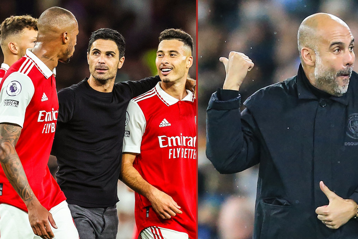 Pep Guardiola has showered praises on Mikel Arteta's Arsenal