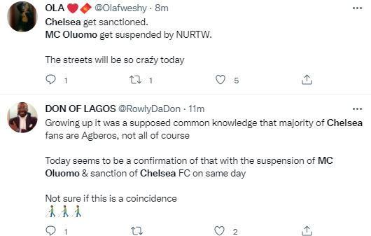 Roman Abramovich's assets frozen and MC Olumo's suspension have Nigerians worried