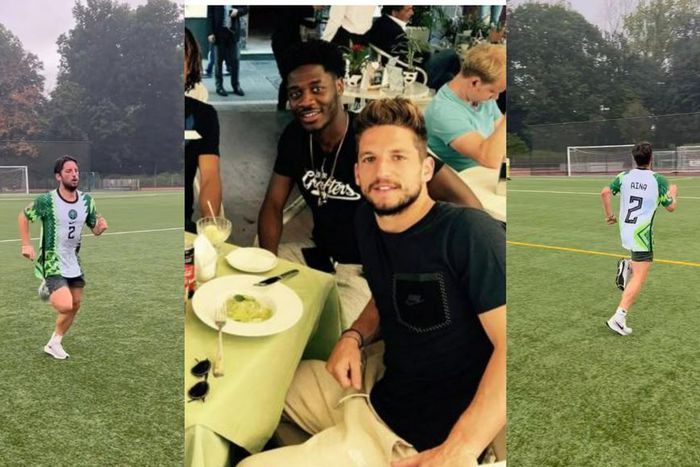 Dries Mertens turns Super Eagles jersey to training wear