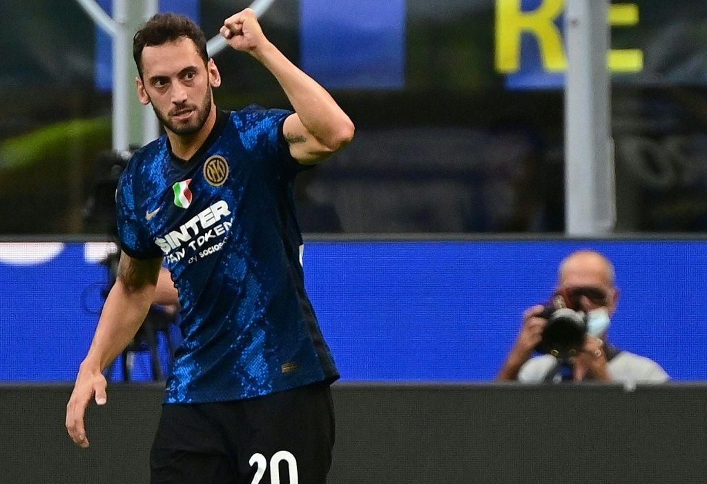 Hakan Calhanoglu scored and set up another in an impressive Inter debut