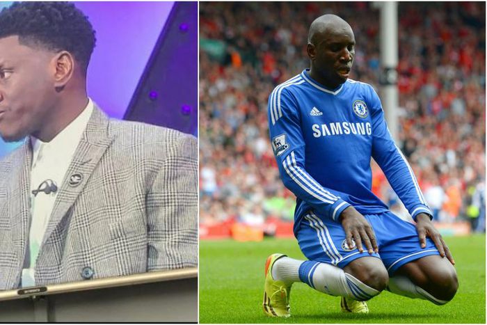 Demba Ba looks dapper with his new hair growth