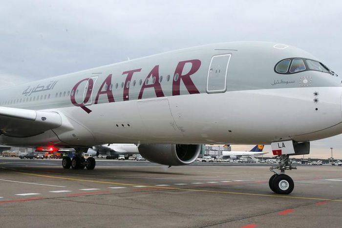 A Qatar Airways plane in Frankfurt, Germany, in 2015. This flight is not related to this story.