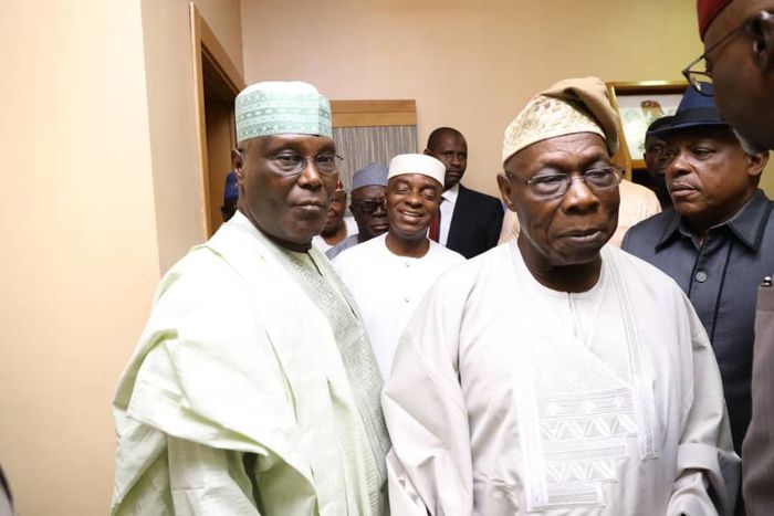 Obasanjo hosts a powerful Atiku delegation in Abeokuta