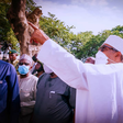 President Muhammadu Buhari visits Kuje Prison. [Presidency]