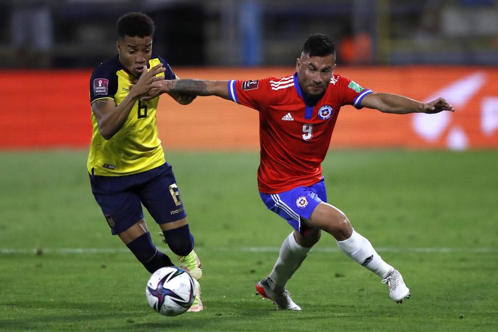 Castillo in action against Chile