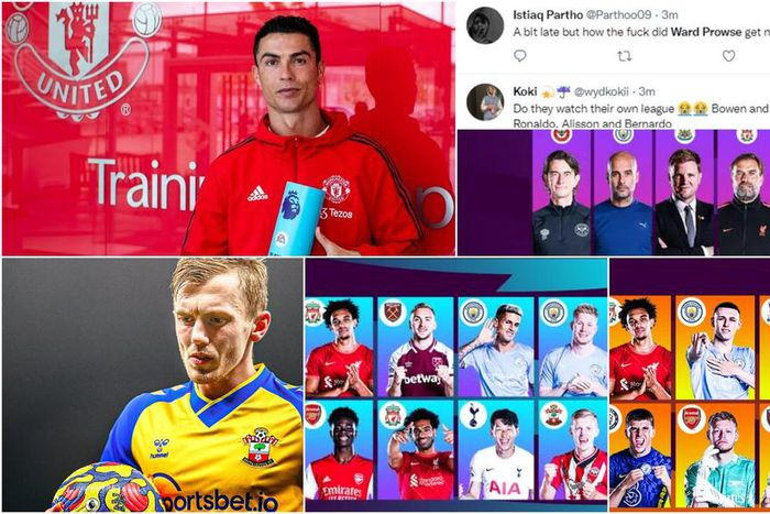 Reactions as Ronaldo snubbed for Ward-Prowse for Premier League award