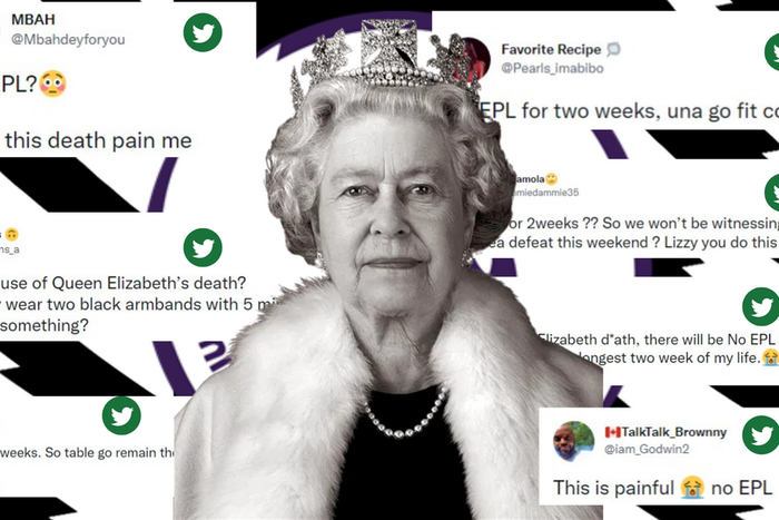 Social Media Reactions as EPL fixtures postponed following Queen Elizabeth II's death