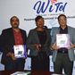 L-R: Nommy Paul, Chief Technical Officer; Adalemo Jemimah Ufuoma, Brand Communication Manager; Ajay Awashti, CEO; Prem Kumar, Head, Product and Pricing and Kolawole Hammed Omotunde, Manager, Device Test, all of Spectranet, the Wifi network, at the Laun...
