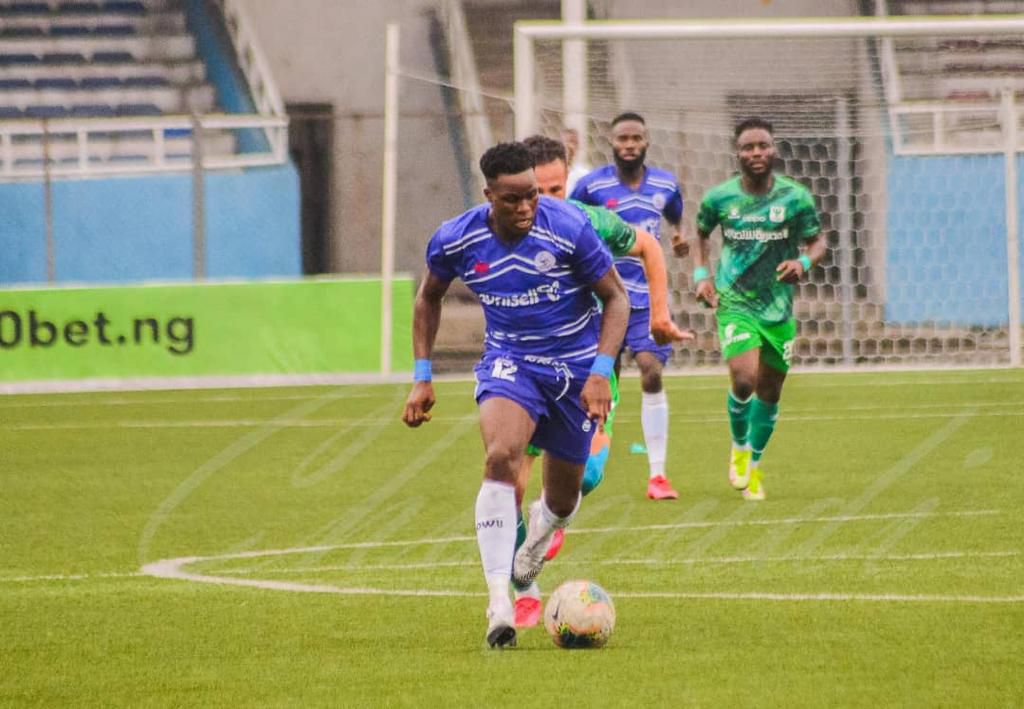 Ishaq Kayode Rafiu finished the 2021/22 season with 14 goals for Rivers United