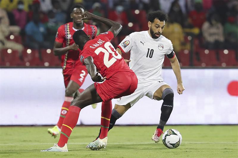 Mohamed Salah for Egypt against Guinea-Bissau