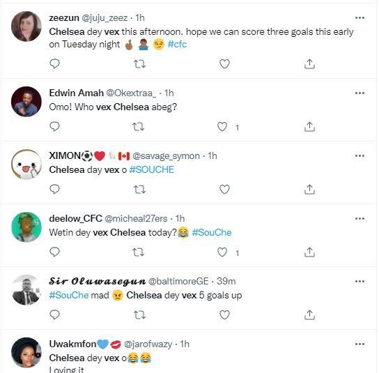 Chelsea bounced back after defeat to Real Madrid with a 6-0 victory away at Southampton