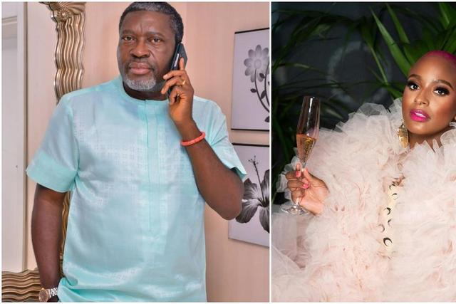 Nollywood veteran Kanayo O Kanayo and disc jocket, Cuppy [Instagram/KanayoOKanayo] [Instagram/CuppyMusic]