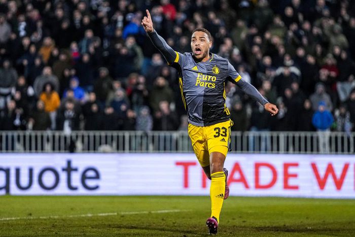 Cyriel Dessers got his fourth goal of the UEFA Europa Conference League season against Partizan