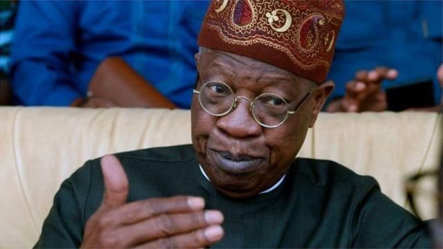 Minister of Information and Culture, Lai Mohammed [BBC via Getty Images]