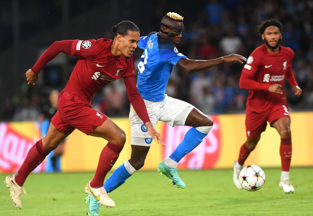 Victor Osimhen was too fast for the Liverpool defence