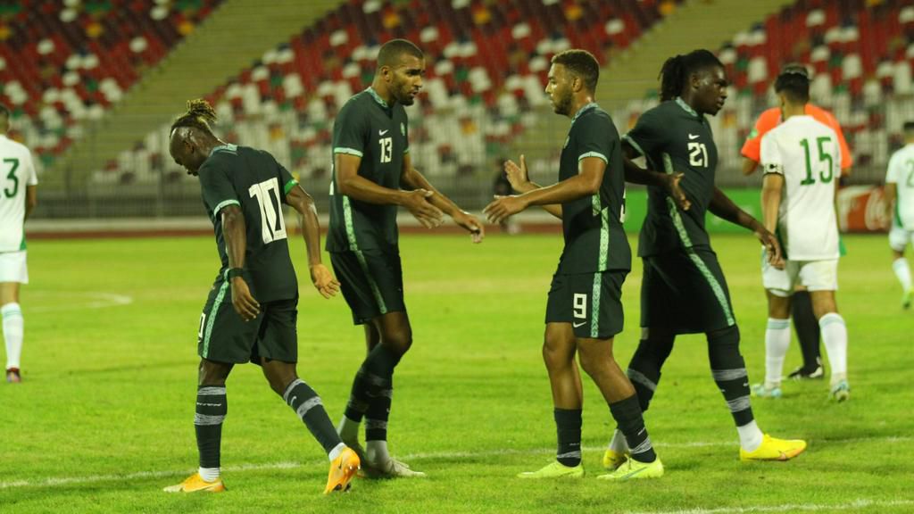 Watch Super Eagles of Nigeria struggle to 2-2 draw against home-based Algeria side