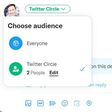 Twitter's close circle feature [skynews]